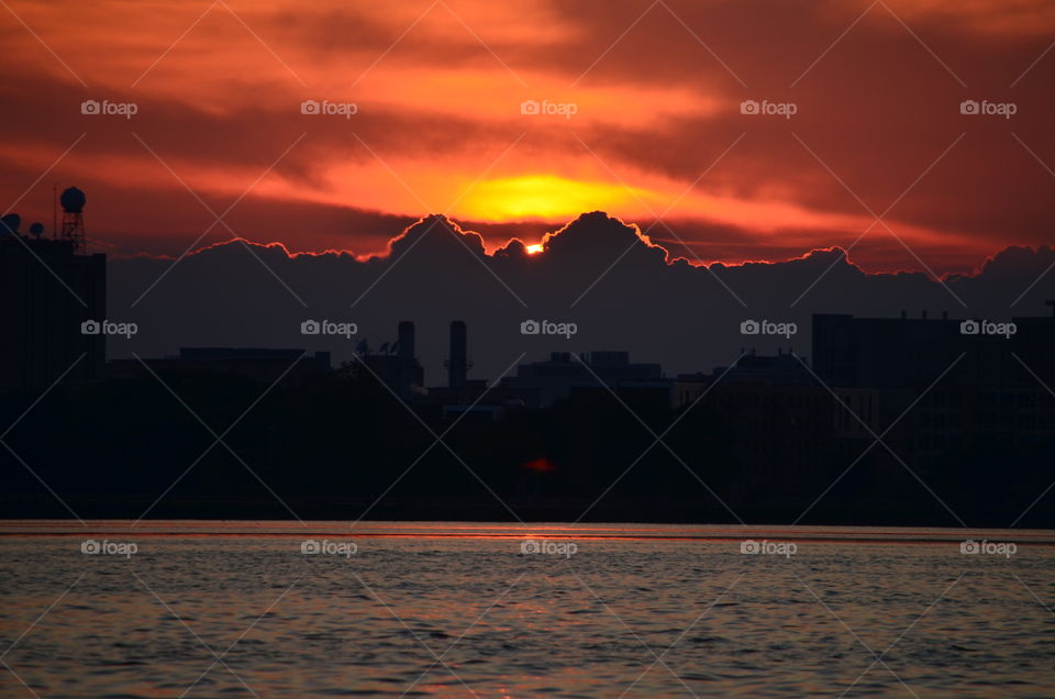 Sunset over Lake Monona