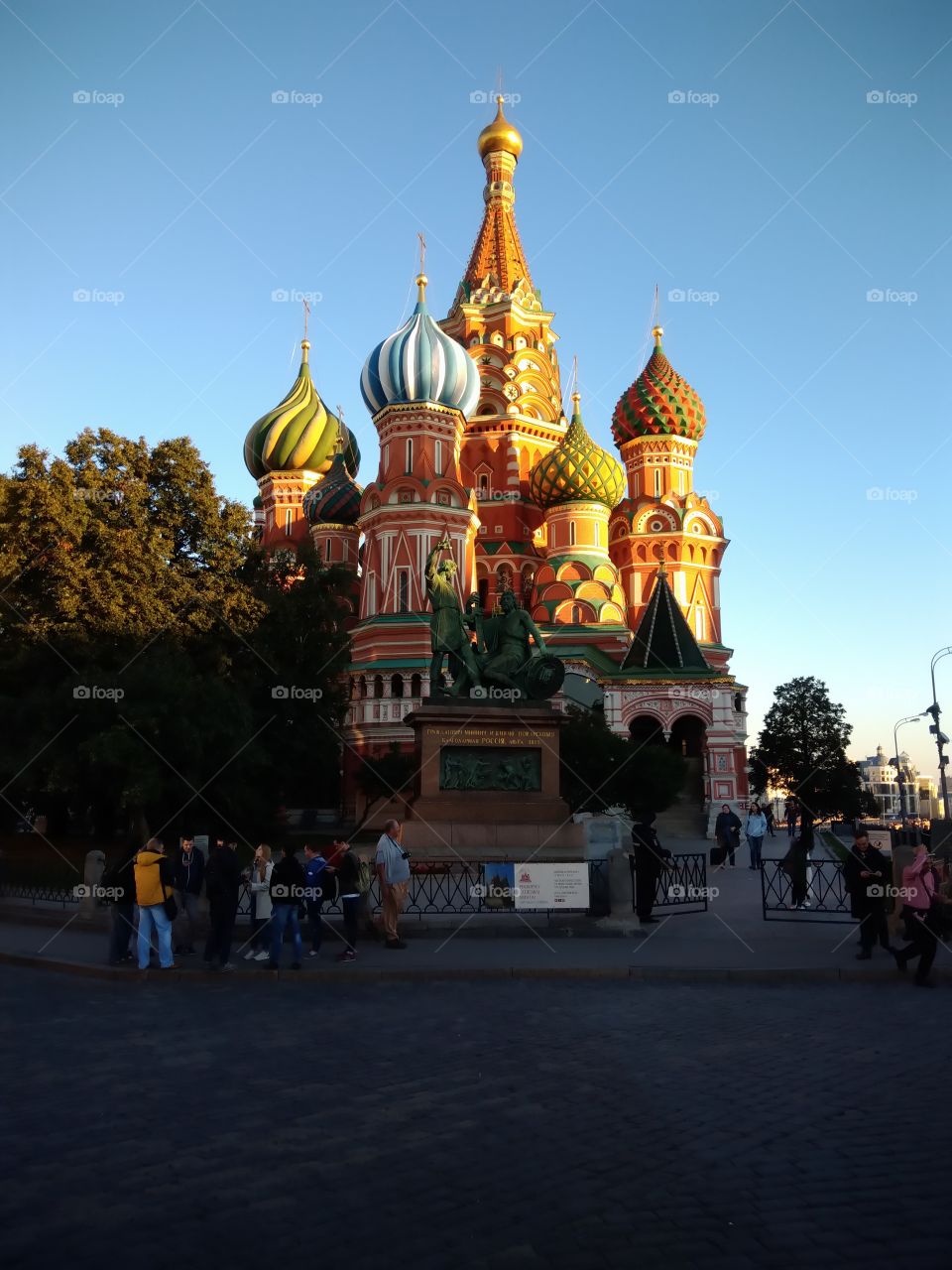 Saint Basil Cathedral on Red square near Kremlin in Russia
