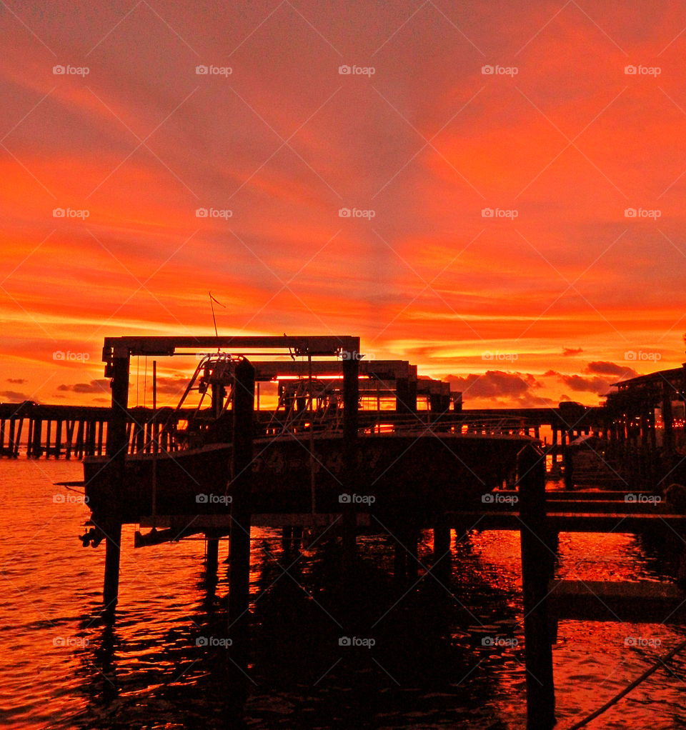 Pier over the sea