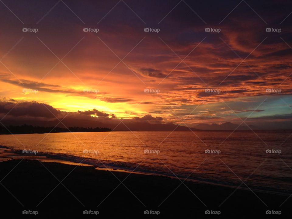 Sunset, Gili Air, Bali, Indonesia