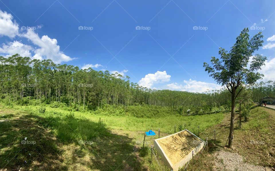 The 0 kilometer point is the candidate for the state capital of the Republic of Indonesia