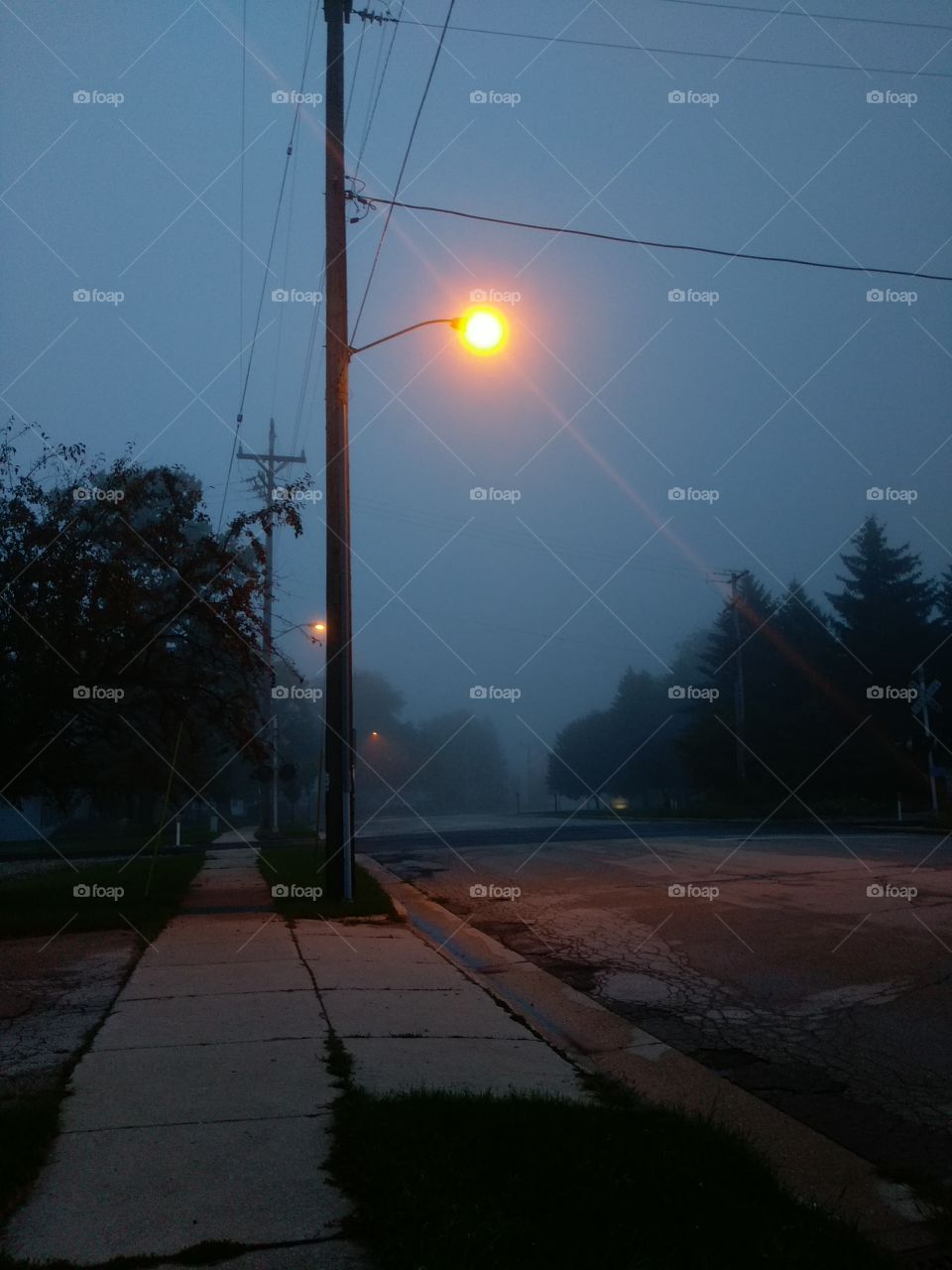 Street fog