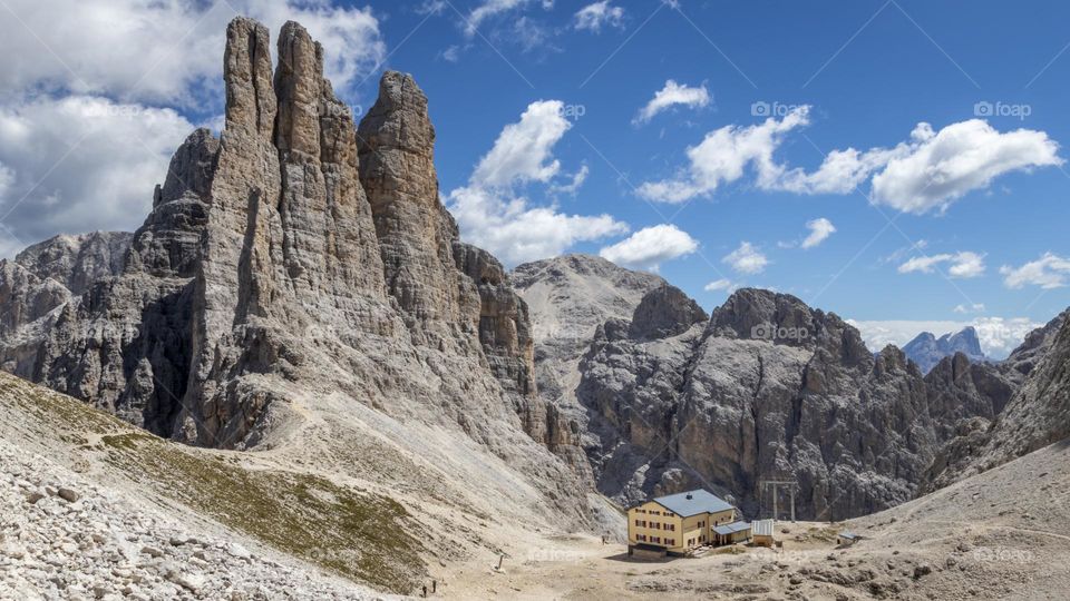 a tough climb to get up here. But then the panorama repays all the efforts.