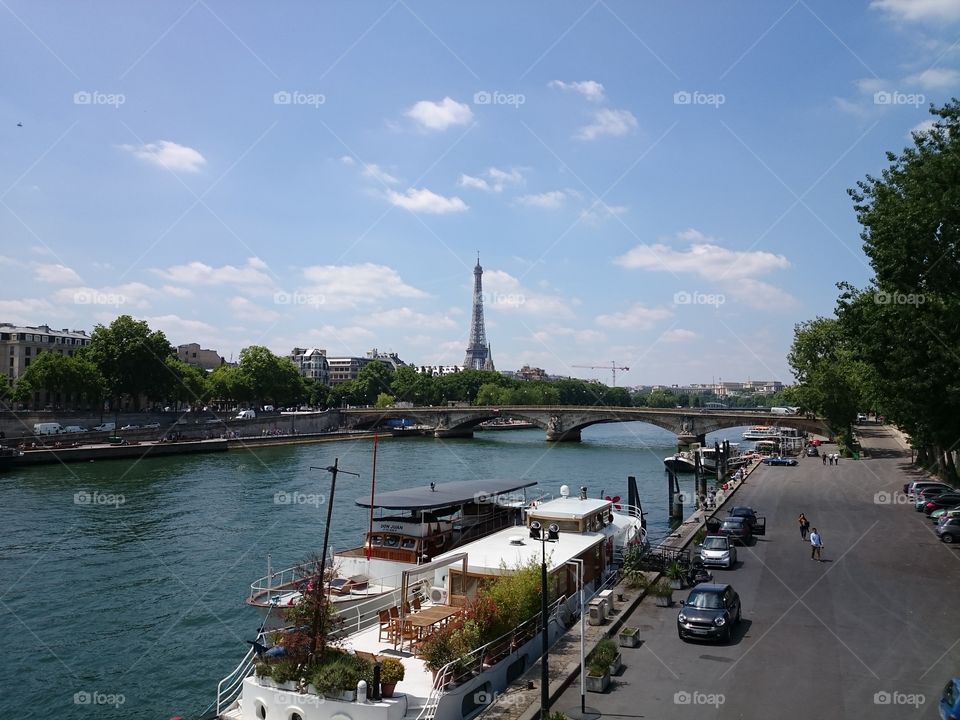 Paris, Seine river