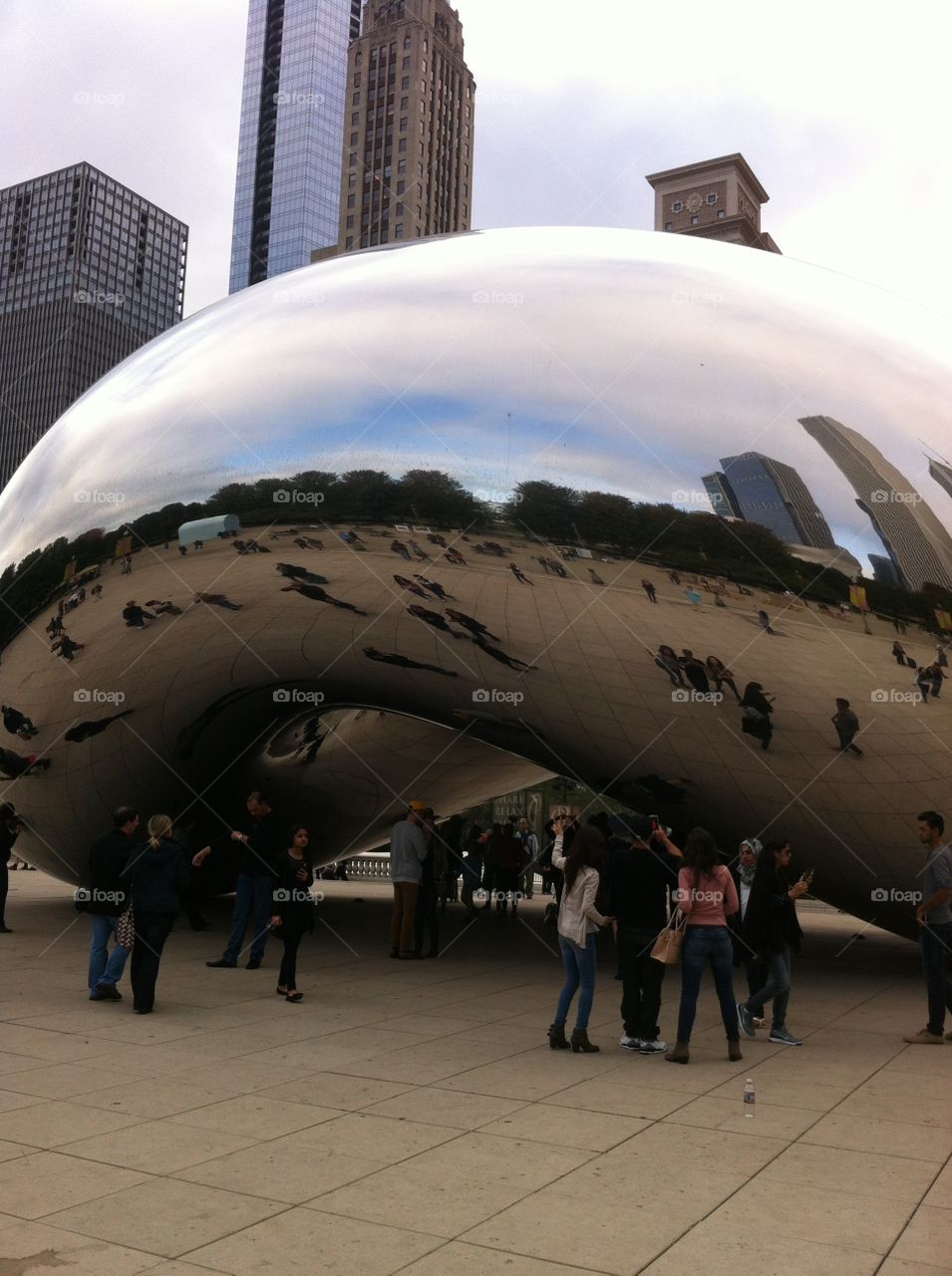 Chicago Cloud gate sculpture