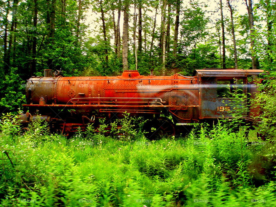 Rusted Steam Engine