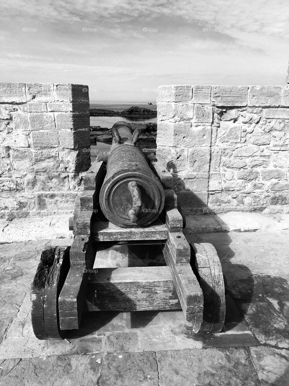 beautiful and ancient cannon