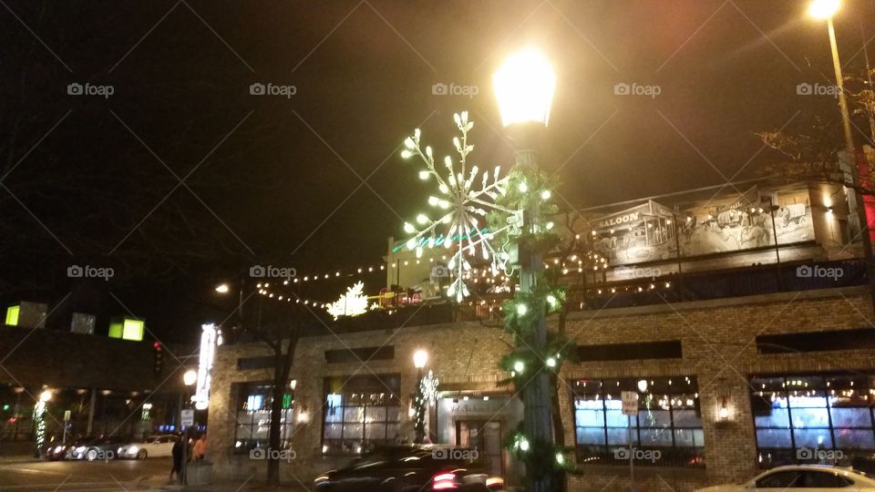 Uptown bar with yellow tree