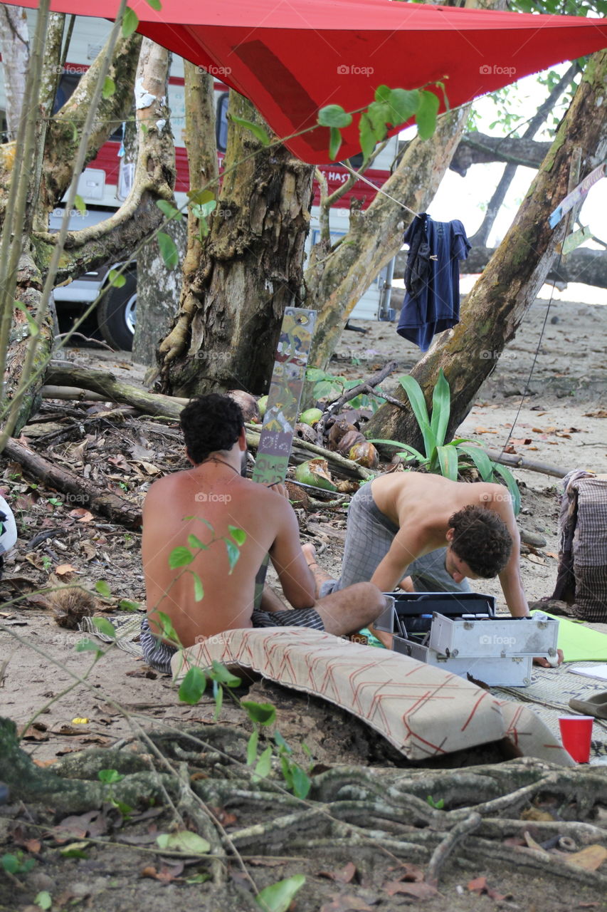 Costa Rican crafters 