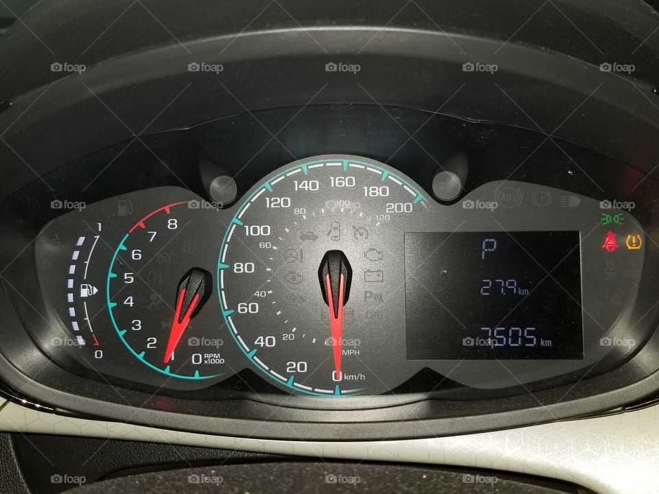 Dashboard Speedometer Odometer