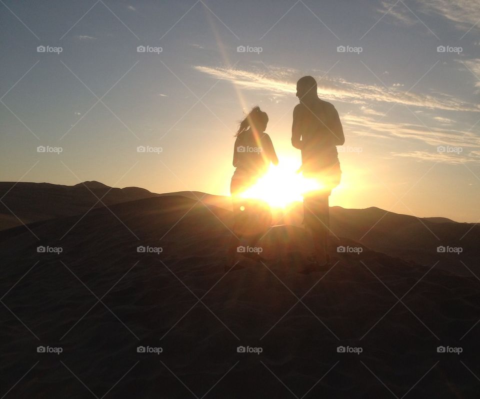 Sand dunes Huacachina 