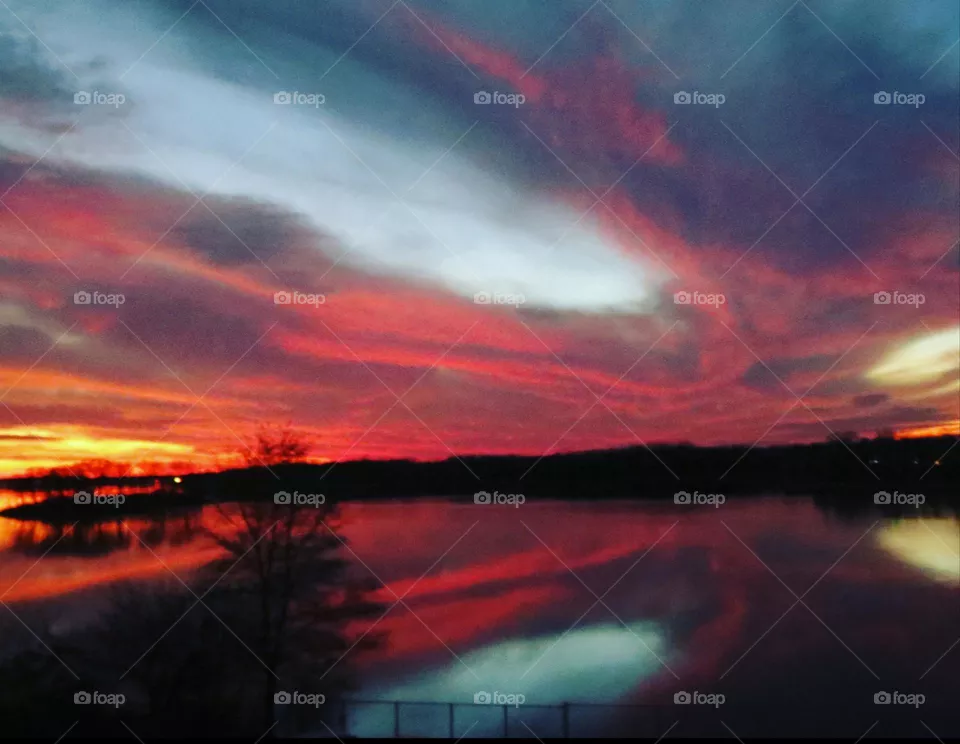 Cloud reflection