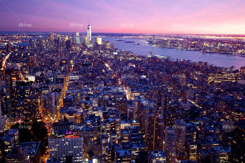 city new york travel sky by ndia