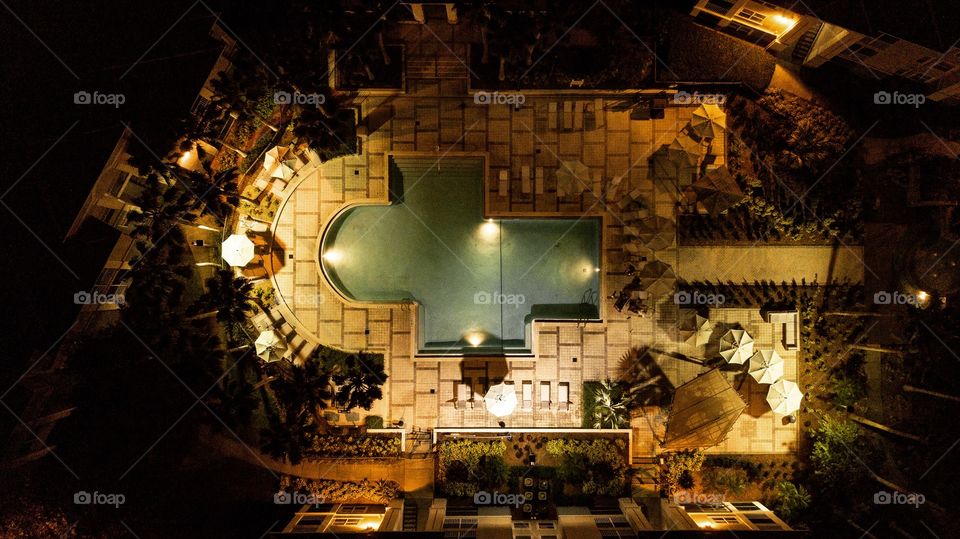 Tropical Pool Nights