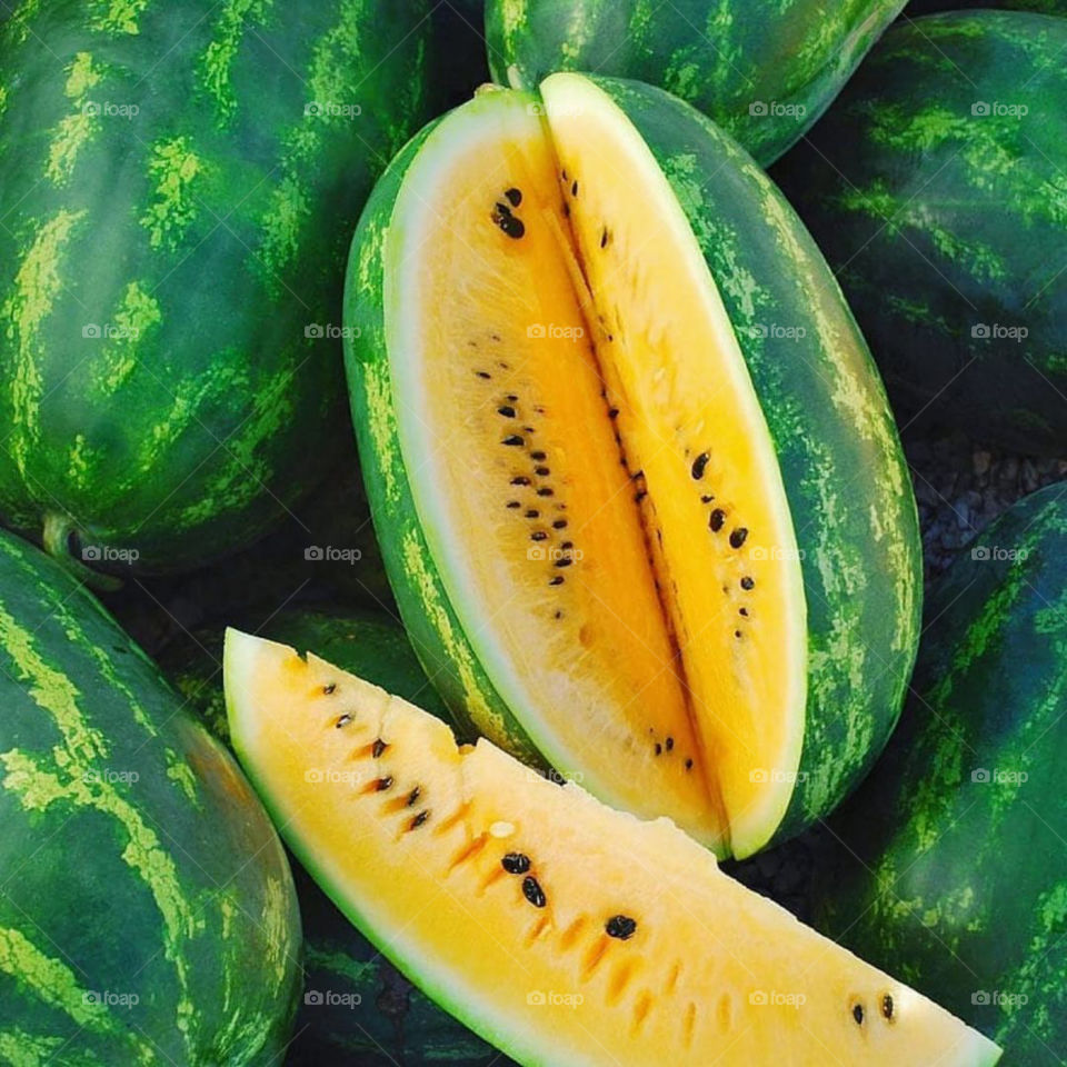 yellow watermelon....wow