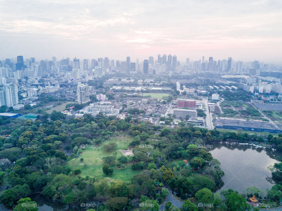 Bangkok - Foggy morning 