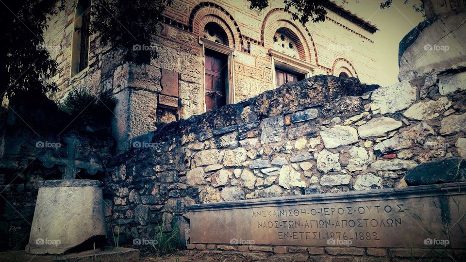 Abandoned Church in Athens 