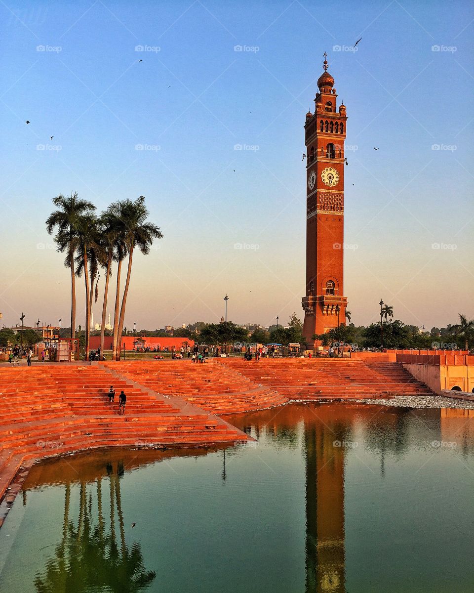 Hussainabad Clock Tower, situated in the embrace of old Lucknow near Bara Imambara. Swaying its cultural beauty to the core. 
