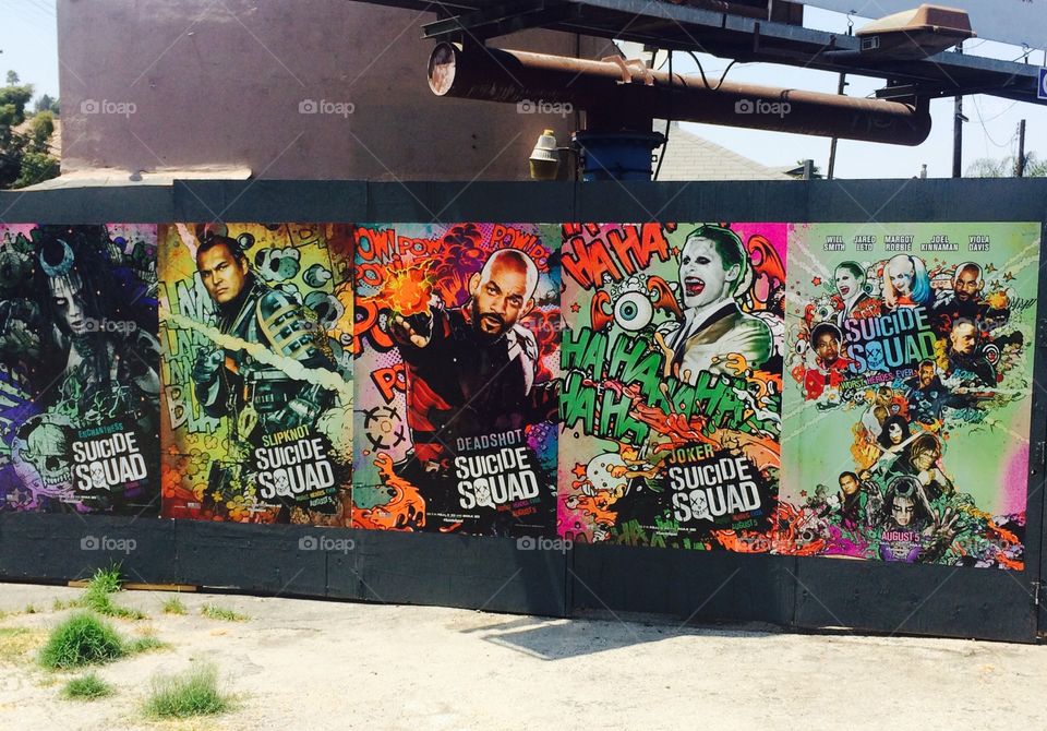 Suicide squad movie posters 