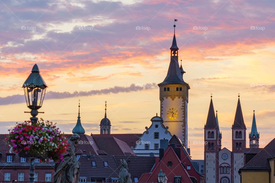 Würzburg at sunrise