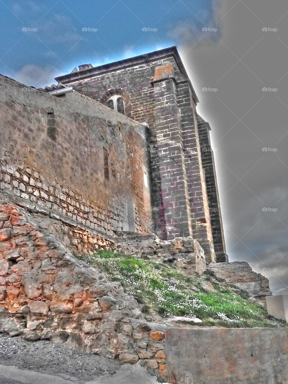 Old castle in Alora, Spain