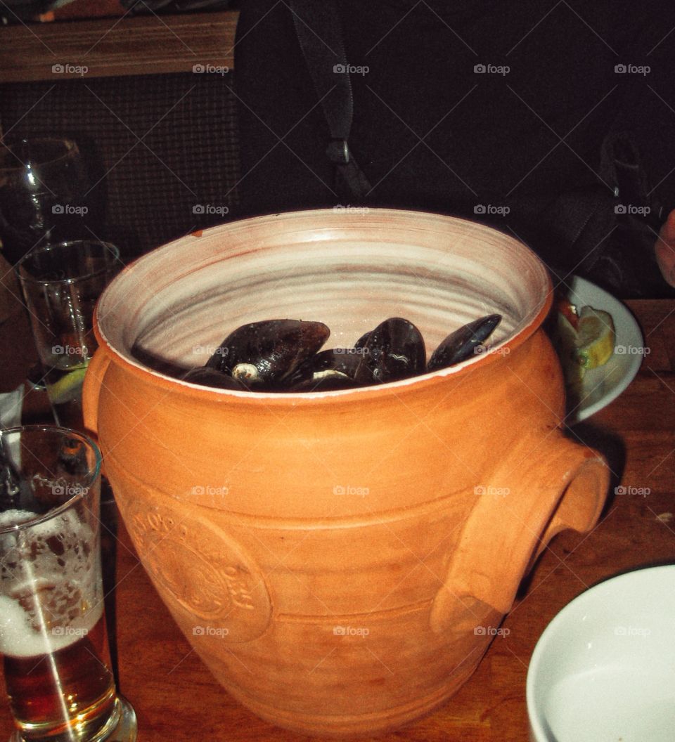 Pot of Mussels