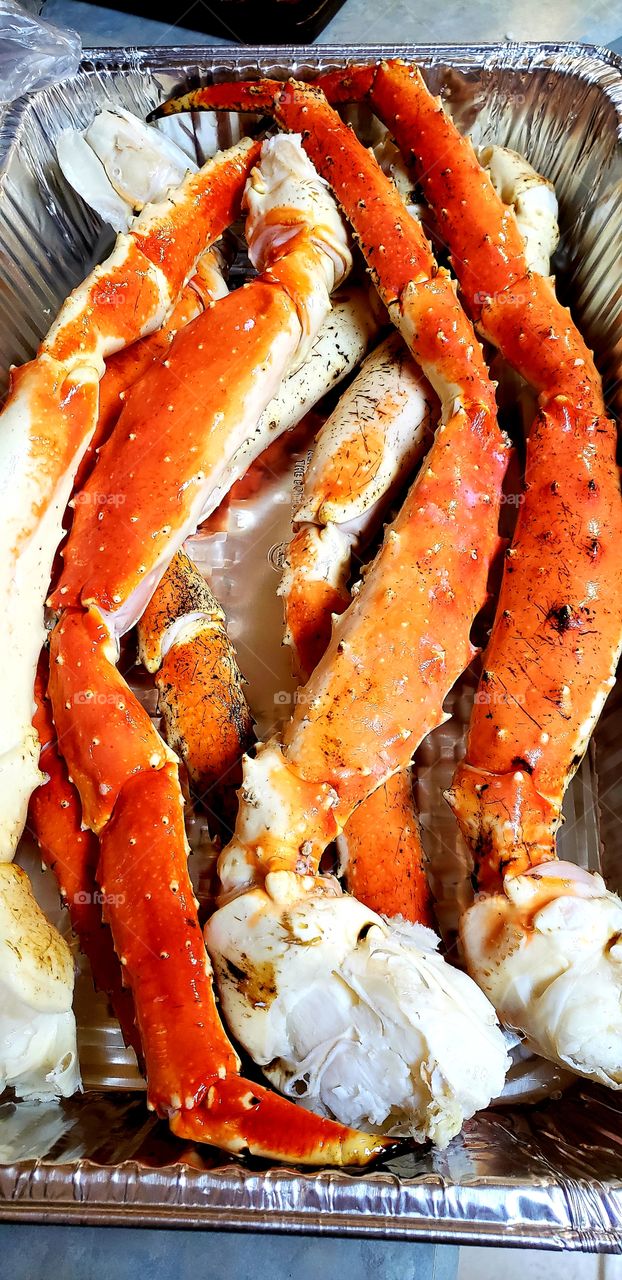 King Crab Leg Christmas Eve Dinner