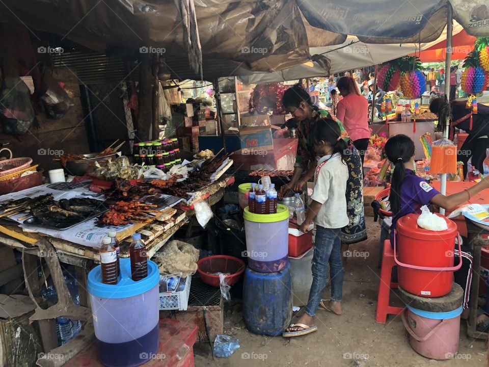 Cambodia Photos of The Market. CM Photography April 2019.  @chelseamerkleyphotos on Foap.