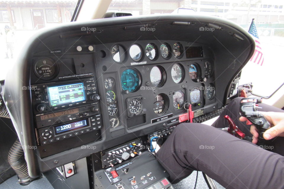 Helicopter cockpit