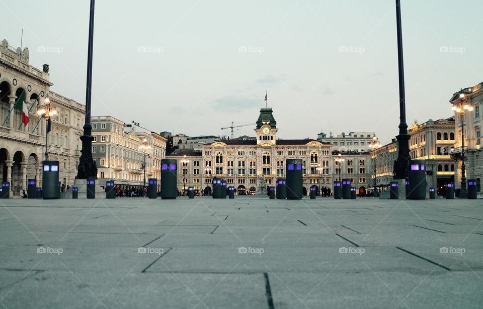 Trieste-Italy. Biggest square on the sea