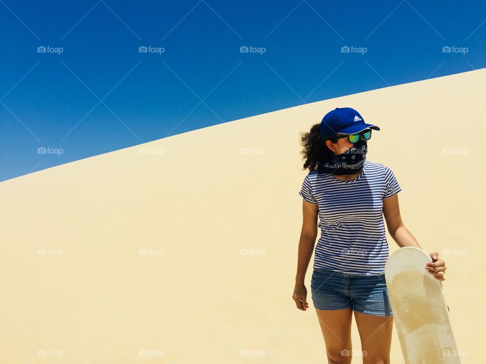 Sandboarding in Aussie Dunes