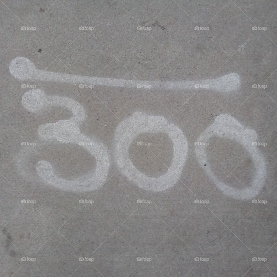 sidewalk mark