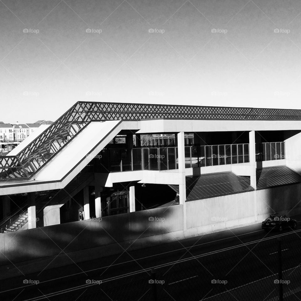 Black-and-white architecture