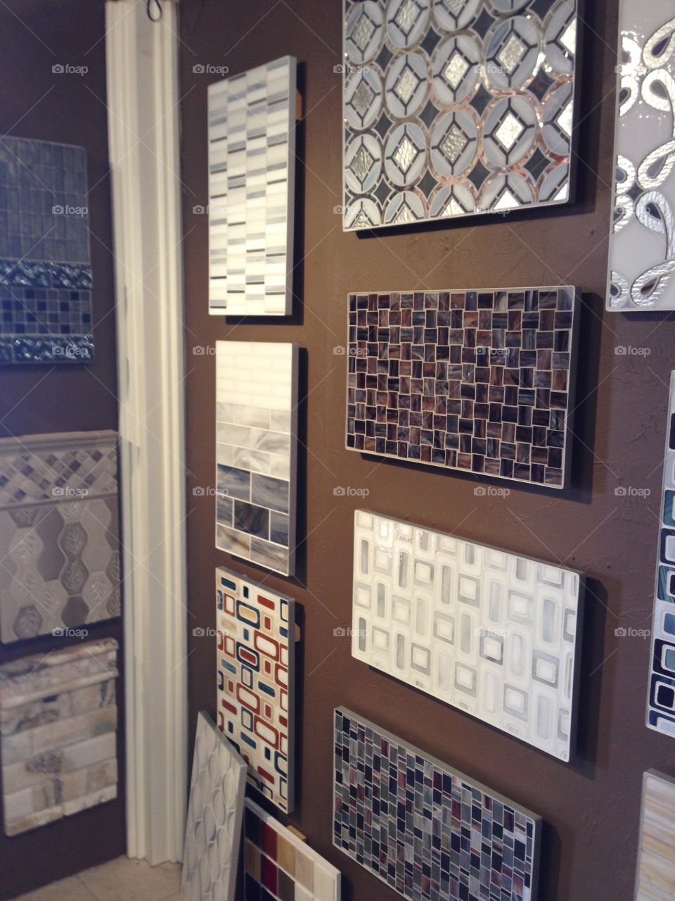 Kitchen and bath tile display