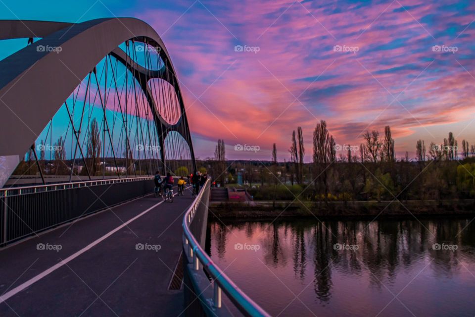 The Bridge to sunset