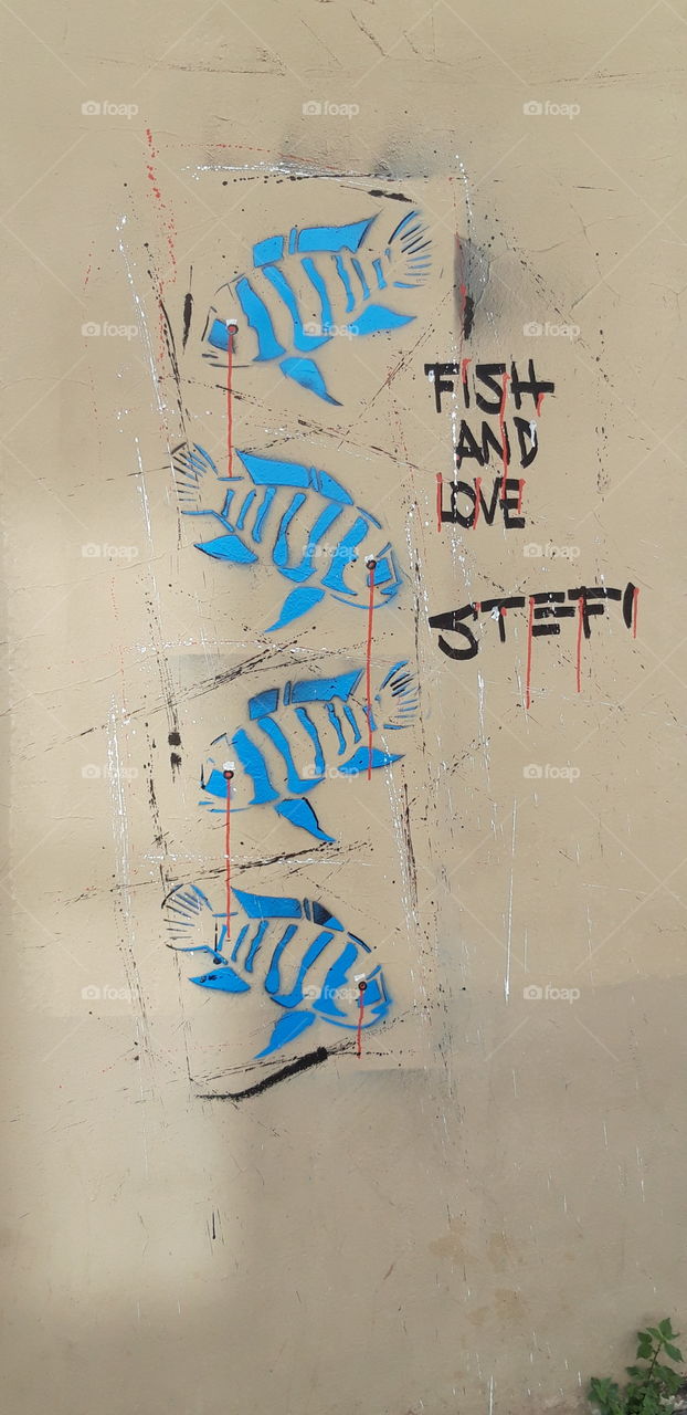 graffiti in Montmartre