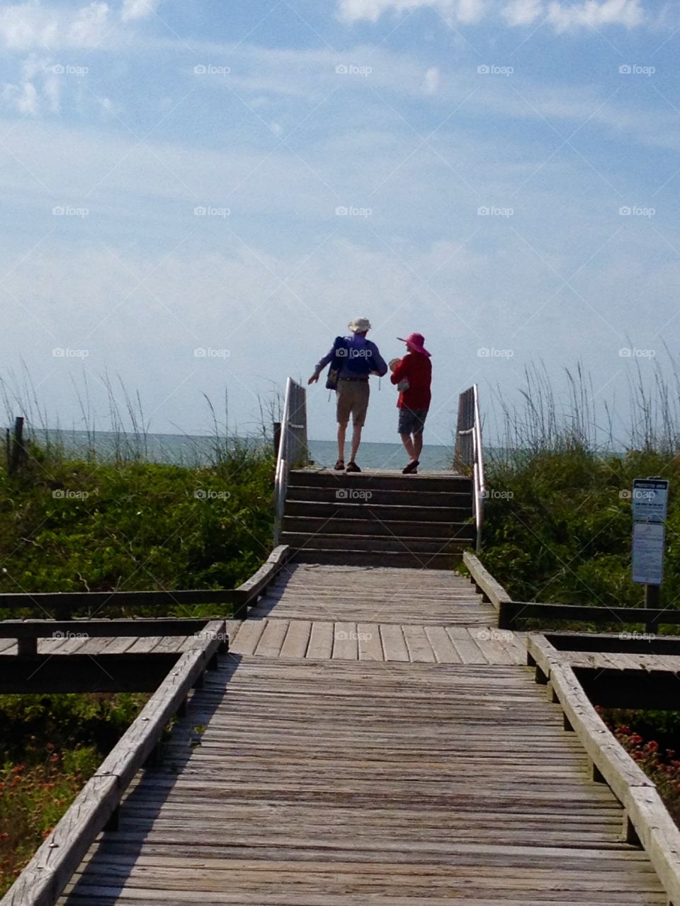 A walk to the beach