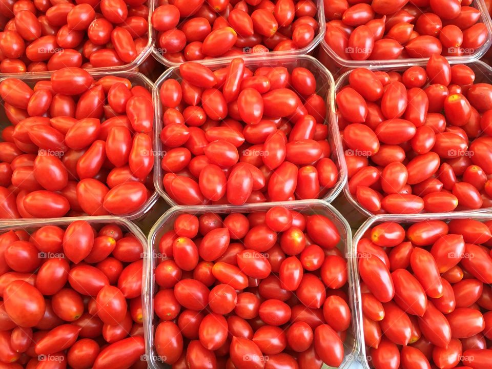 Cherry tomatoes fresh in the market