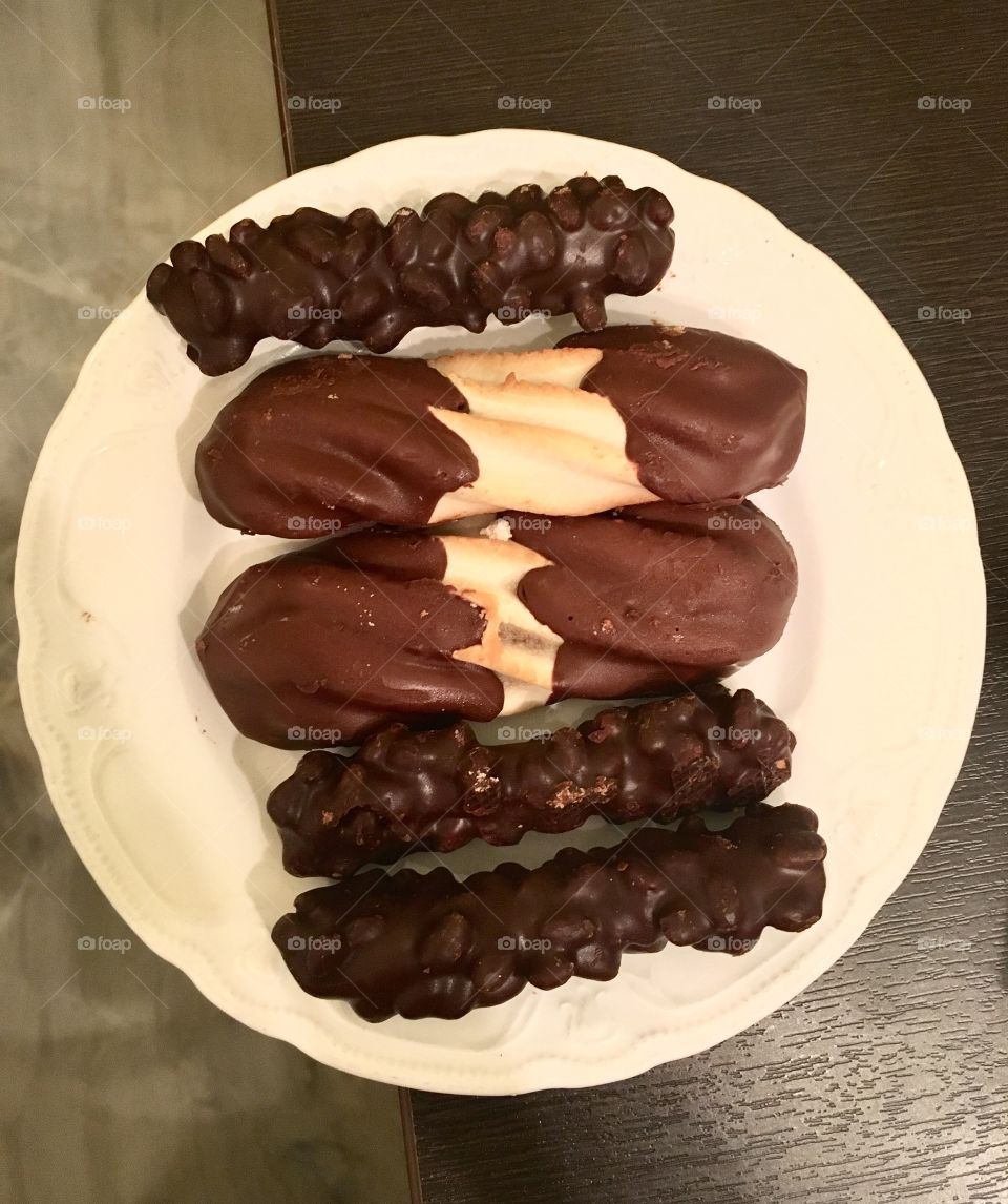 Chocolate in a row