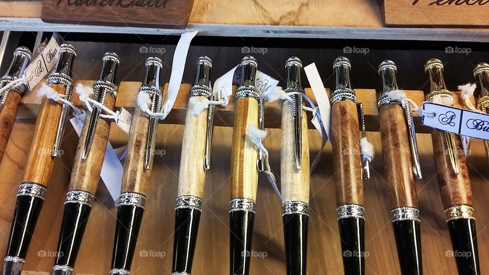 Wood Effect Pens