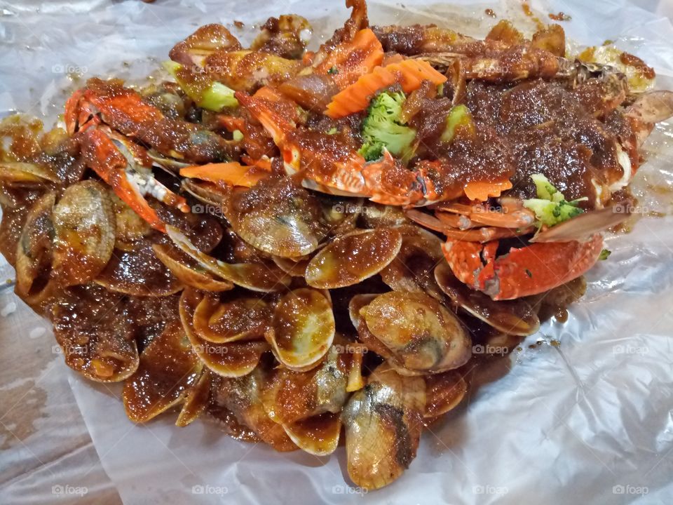 Seafood Shell Out Concept
