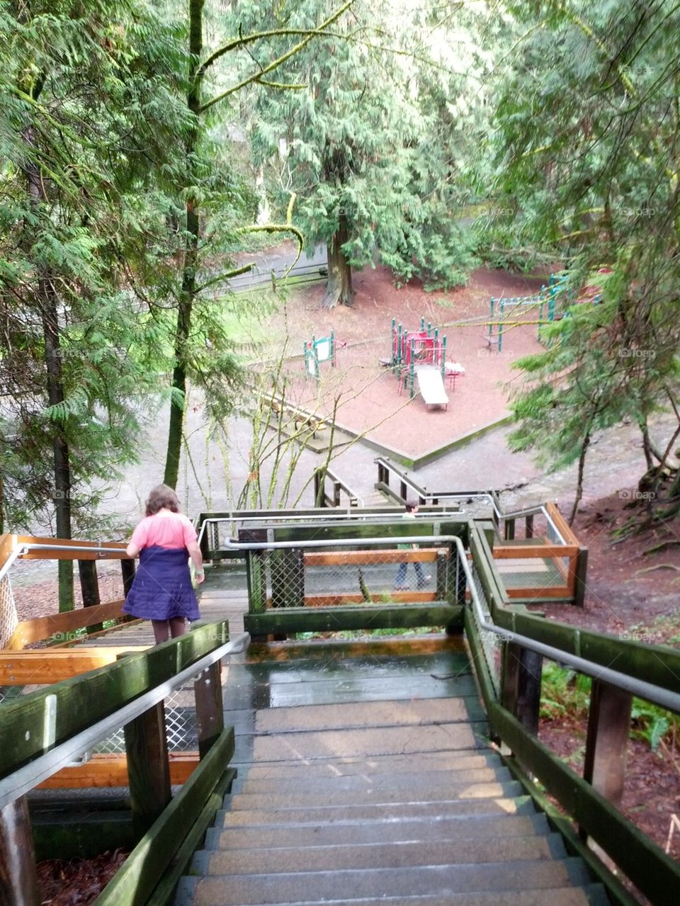 Stairway to playground