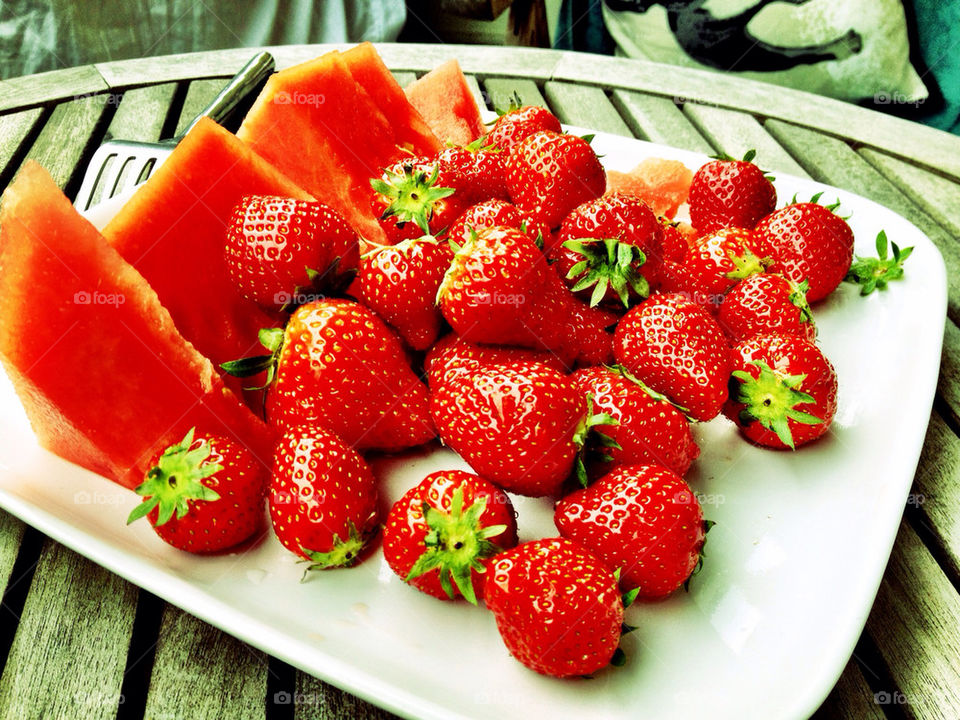 spring red summer fruit by sibel.bloom