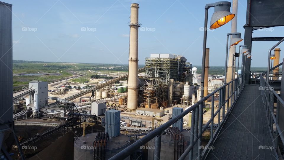 top of the power chain . power plant 