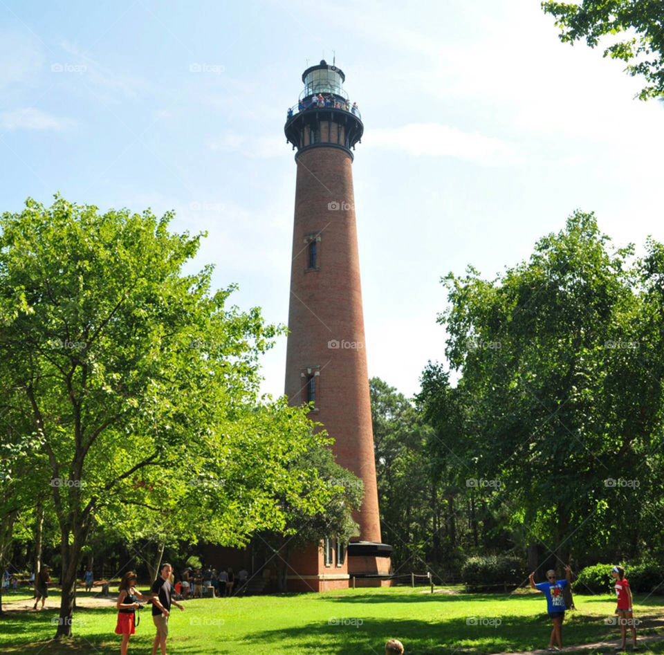 Currituck lighthouse. located in  Corolla,  NC