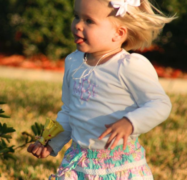 Running. Children