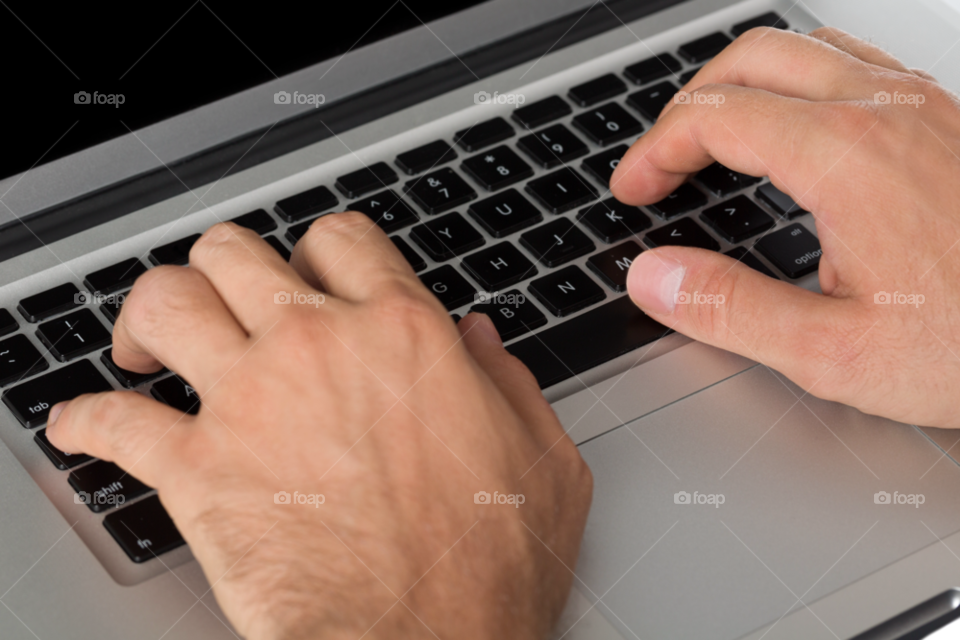 hands apple writer writing by stockelements