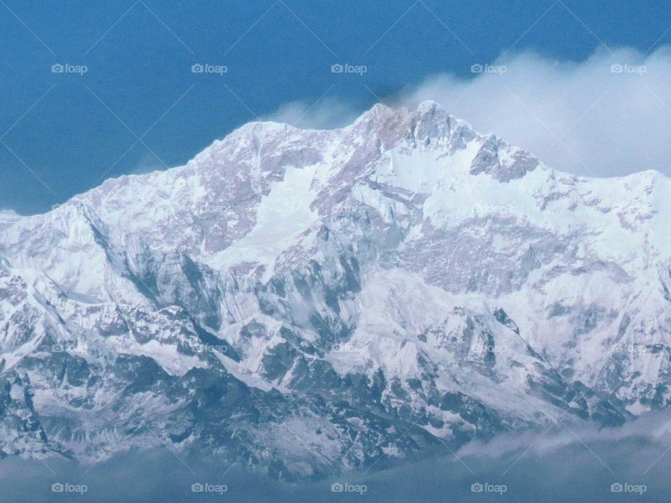 Kanchenjunga Mountain.