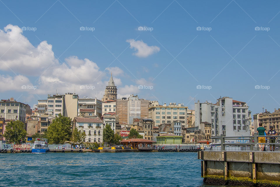 galata in the view