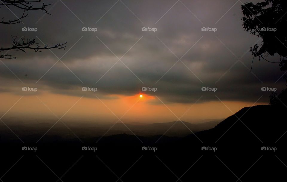 Sunset ! 
The golden hour at Agumbe Rain forest ,Karnataka,India